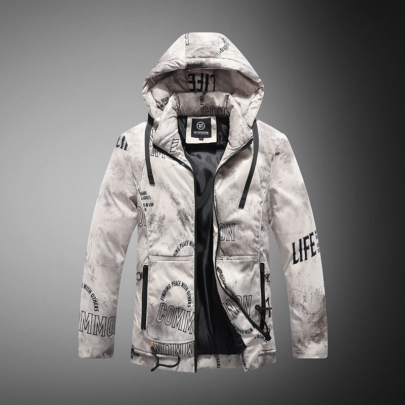 Veste D’Hiver pour Homme avec Capuche Et Multi-Poches | Idéale pour La Saison Froide