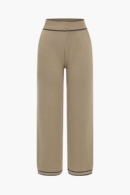 Ensemble Deux Pièces avec Cardigan Long et Pantalon Large pour Femme | Idéal pour le Quotidien et le Bureau