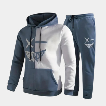 Ensemble De Survêtement avec Sweat À Capuche Et Pantalon pour Homme | Idéal pour Les Activités Quotidiennes