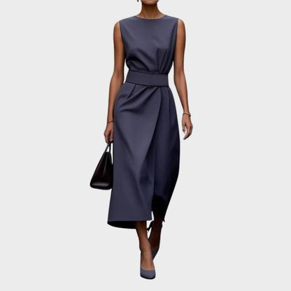 Robe midi sans manches pour femmes