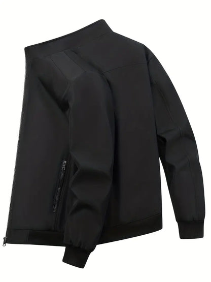 Veste Coupe-Vent Légère avec Fermeture Zippée et Coupe Classique pour Hommes | Idéal pour Conditions Météorologiques Variables