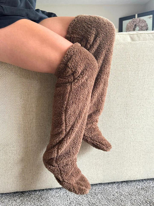 Chaussettes Cora Snuggs avec Coupe Montante pour Femme | Idéal pour la Détente à Domicile
