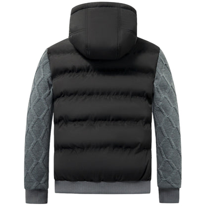 Veste Matelassée avec Capuche Ajustable pour Homme | Idéale pour l’Hiver