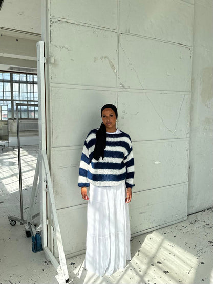 Pull À Col Rond avec Coupe Classique pour Femme | Idéal pour Les Journées Fraîches