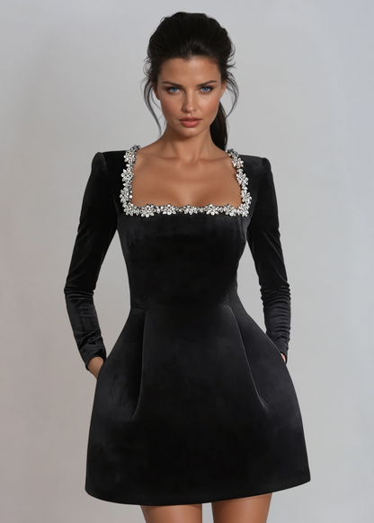 Mini-robe À Manches Longues Pour Femme | Idéal Pour L'automne