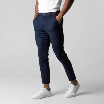 Pantalon Chino avec Coupe Droite pour Homme | Idéal pour Le Travail Et Les Occasions Décontractées