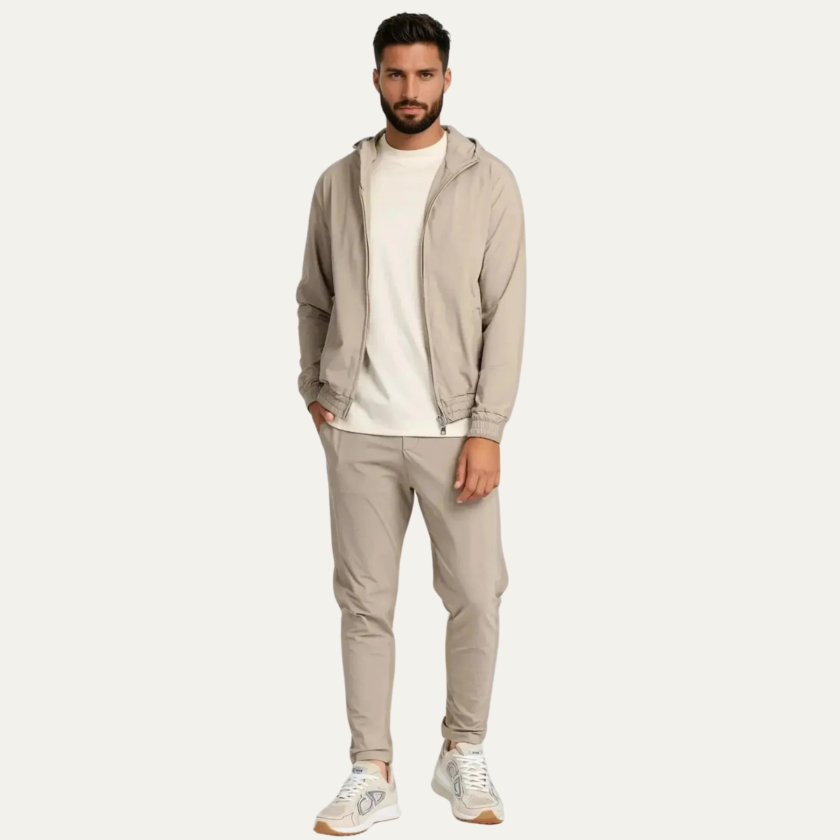 Ensemble Coordonné avec Hoodie Zippé et Pantalon pour Homme | Idéal pour la Détente ou les Déplacements