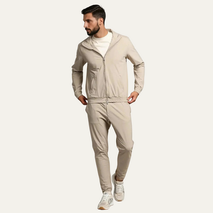 Ensemble Coordonné avec Hoodie Zippé et Pantalon pour Homme | Idéal pour la Détente ou les Déplacements
