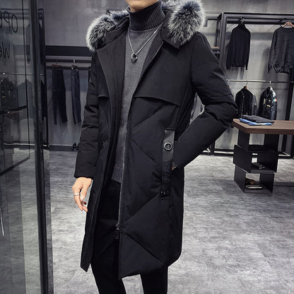 Manteau d’Hiver avec Capuche et Coupe Sportive pour Homme | Idéal pour l’Automne et l’Hiver