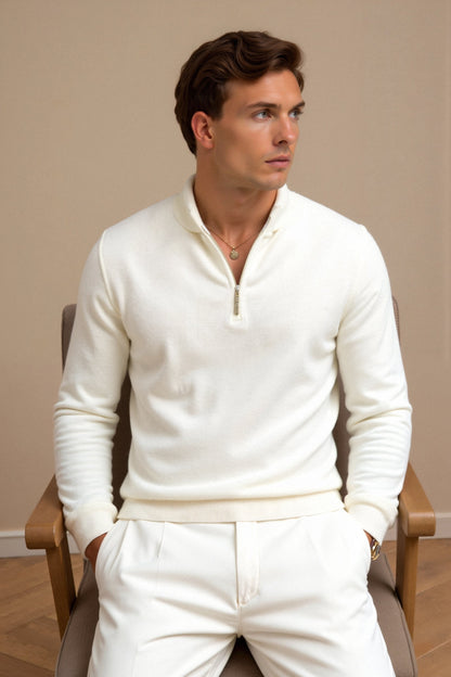 Sweatshirt avec Demi-Zip pour Adultes | Idéal pour un Usage Quotidien