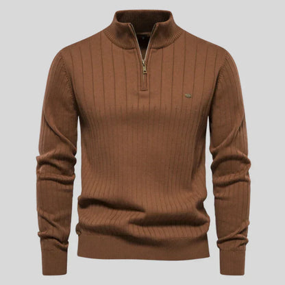 Pull à Demi-Fermeture Zippée à Manches Longues pour Homme | Idéal pour un Usage Quotidien