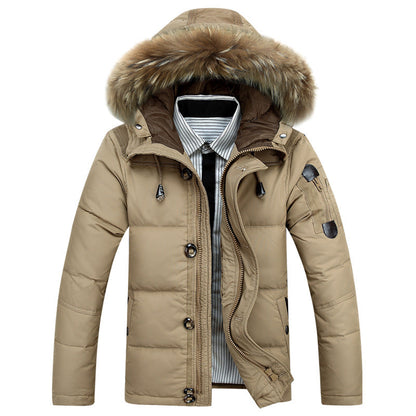 Parka Longue Avec Capuche Et Coupe Droite Pour Hommes | Idéale Pour La Saison Hivernale