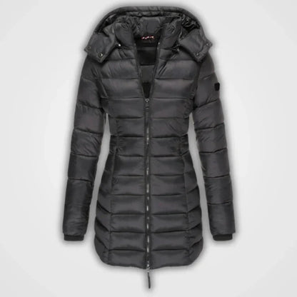 Manteau Long Matelassée à Capuche pour Femme | Idéale pour l’Hiver