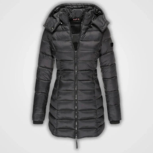 Manteau Long Matelassée à Capuche pour Femme | Idéale pour l’Hiver