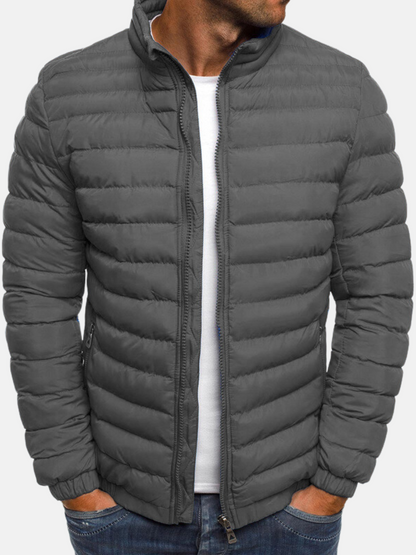 Veste Matelassée avec Col Montant pour Homme | Idéale pour l’Automne et l’Hiver