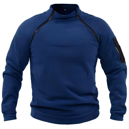 Sweat-Shirt Fonctionnel avec Fermetures Zippées pour Adultes | Idéal pour les Activités Hivernales