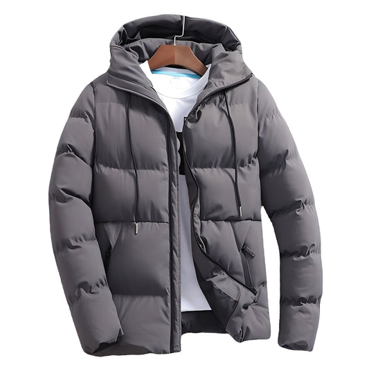Veste D'hiver Avec Capuche Et Poches Fonctionnelles Pour Homme | Idéale Pour La Saison Froide