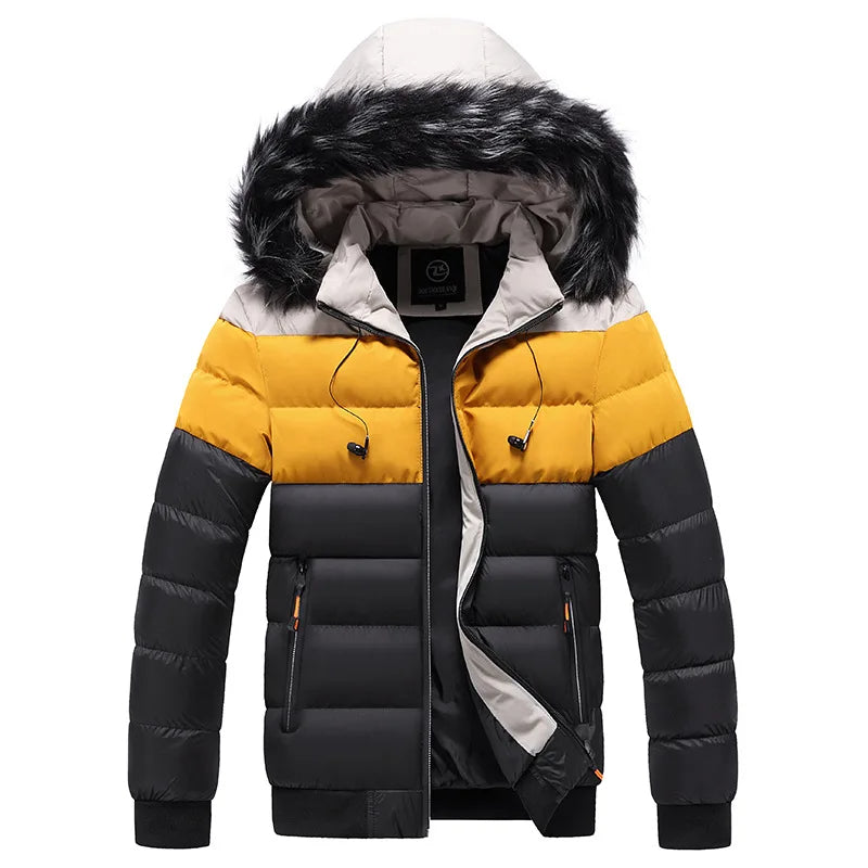 Veste D’Hiver Avec Capuche Et Poches Multiples Pour Homme | Idéal Pour L’Hiver