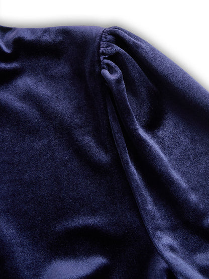 Robe Midi En Velours Avec Coupe Ajustée Et Jupe Évasée Pour Femme | Idéale Pour Les Soirées Et Événements Formels