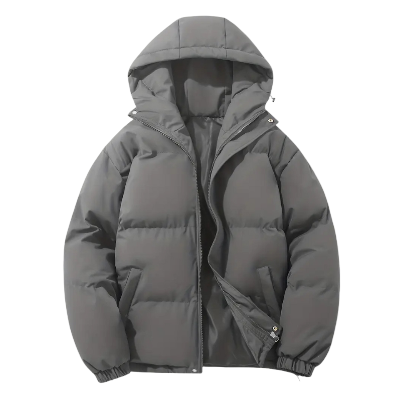 Veste D'hiver Matelassée Avec Capuche Pour Homme | Idéale Pour La Saison Froide