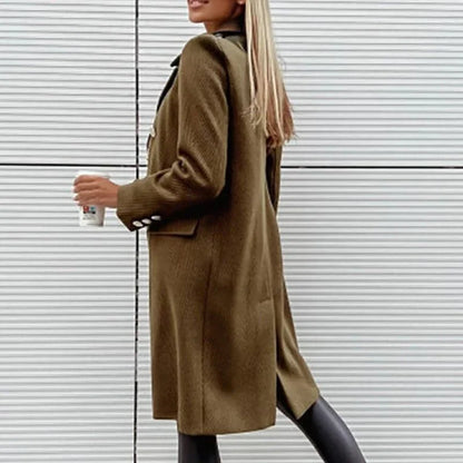 Manteau Court À Double Boutonnage Pour Femme | Idéal Pour La Mi-Saison Et L’Hiver