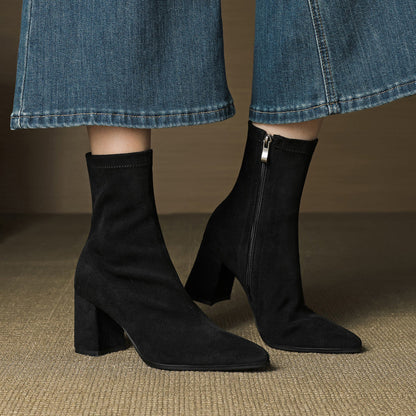 Bottes À Fermeture Zippée Et Coupe Classique Pour Femmes | Idéales Pour Un Usage Quotidien