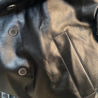 Trench-Coat Long à Double Boutonnage avec Poches Fonctionnelles pour Homme | Idéal pour Mi-Saison