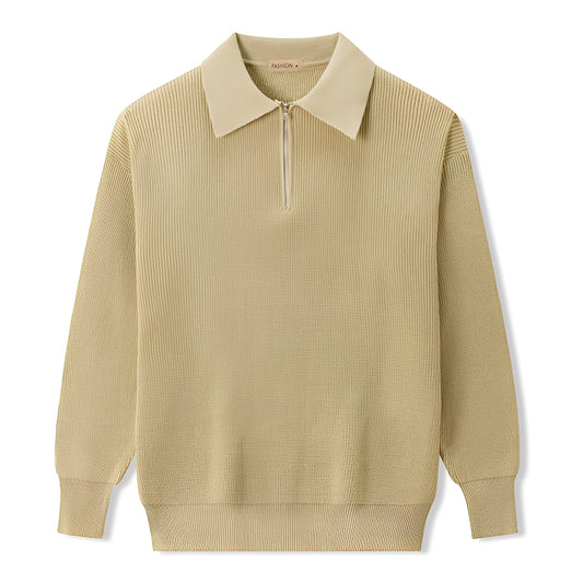 Pull à Demi-Zip avec Coupe Droite pour Hommes | Idéal pour un Usage Quotidien