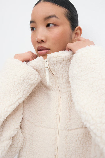 Veste À Col Montant Avec Fermeture Zippée Pour Femme | Idéale Pour L'automne