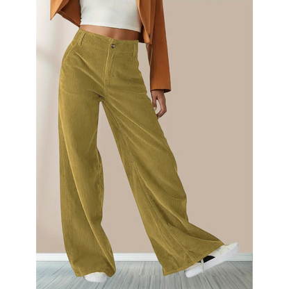 Pantalon à Jambe Large avec Coupe Ample pour Femme | Idéal pour le Quotidien