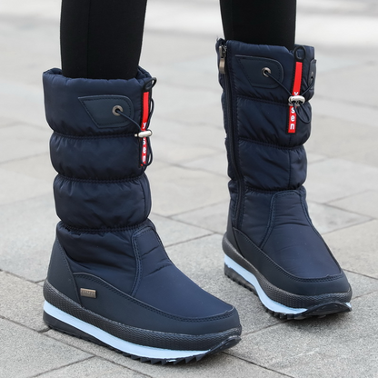 Bottes D’Hiver avec Semelle Antidérapante pour Femme | Idéales pour Temps Froid