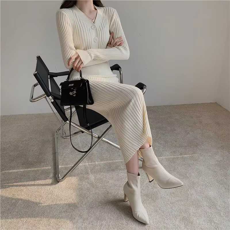 Robe Ajustée Avec Boutons Pour Femme | Idéale Pour Le Quotidien Et Les Sorties