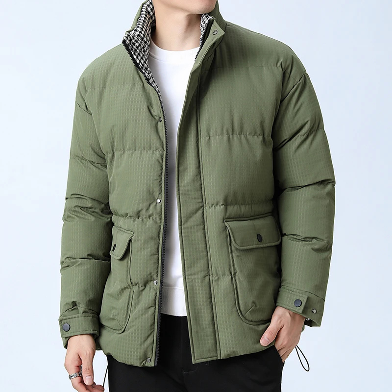 Veste D’Hiver avec Fermeture Zippée Intégrale pour Homme | Idéale pour La Saison Froide