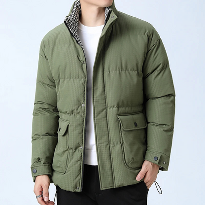 Veste D’Hiver avec Fermeture Zippée Intégrale pour Homme | Idéale pour La Saison Froide