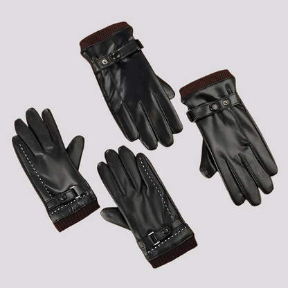 Gants pour Hommes avec Coupe Ajustée et Design Classique | Idéal pour la Saison Automnale
