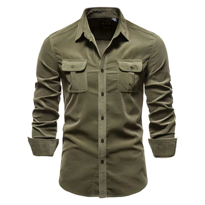 Chemise Slim Fit À Manches Longues Pour Homme | Idéal Pour Usage Quotidien