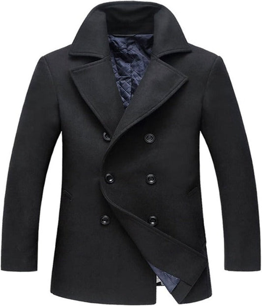 Manteau Avec Fermeture Double Boutonnage Pour Hommes | Adapté Pour Un Usage Formel Et Décontracté
