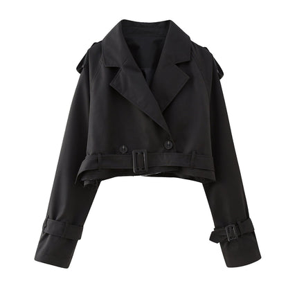 Trench-Coat Long avec Ceinture pour Femme | Idéal pour la Mi-Saison