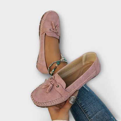 Mocassins à glands à enfiler avec semelle plate pour femmes | Idéal pour le bureau