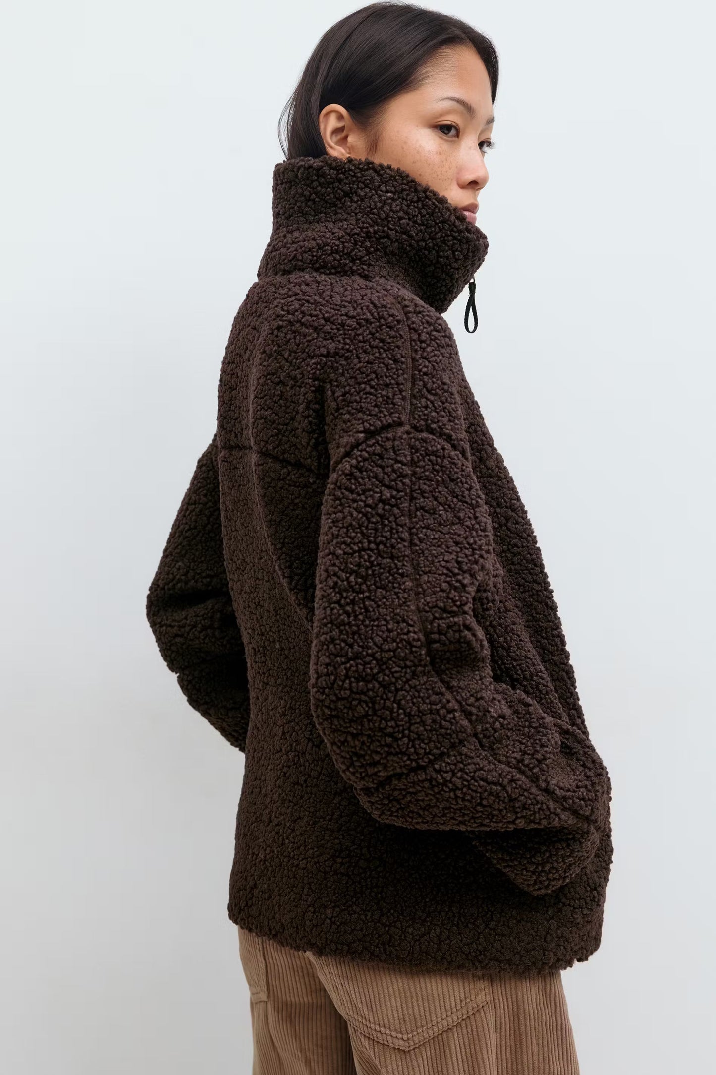 Veste À Col Montant Avec Fermeture Zippée Pour Femme | Idéale Pour L'automne