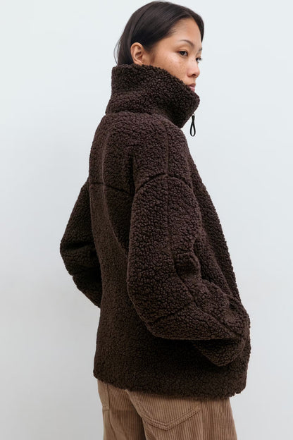 Veste À Col Montant Avec Fermeture Zippée Pour Femme | Idéale Pour L'automne