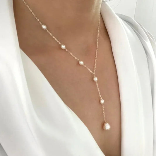 Collier Avec Perles Et Pendentif Pour Femmes | Idéal Pour Le Quotidien
