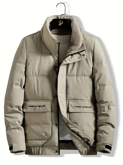 Veste avec Col Et Fermeture Zippée pour Homme | Idéale pour Le Quotidien Et Les Loisirs