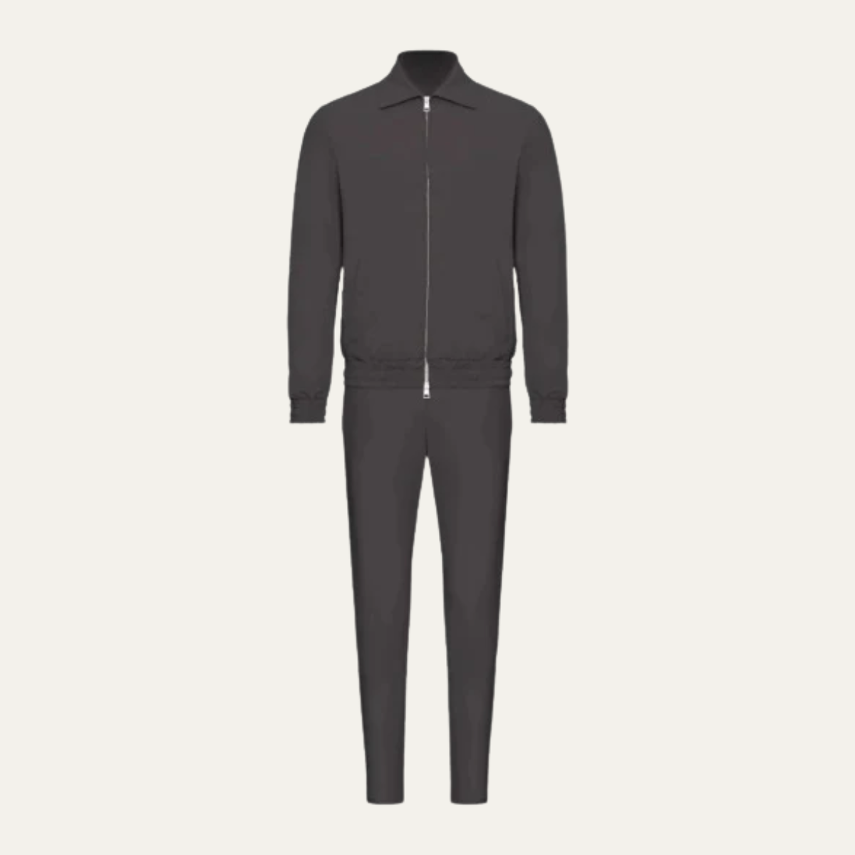 Ensemble Coordonné avec Veste Zippée et Pantalon pour Homme | Idéal pour les Moments Décontractés ou les Déplacements