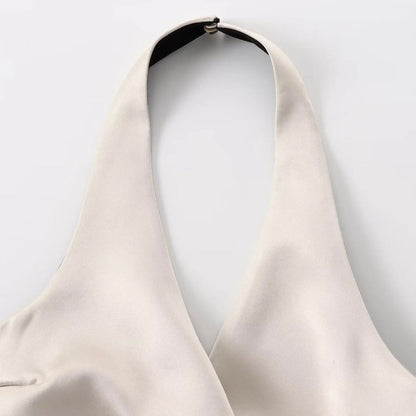 Top Dos-nu Avec Fermeture Nouée Pour Femme | Idéal Pour Le Printemps Et L’été