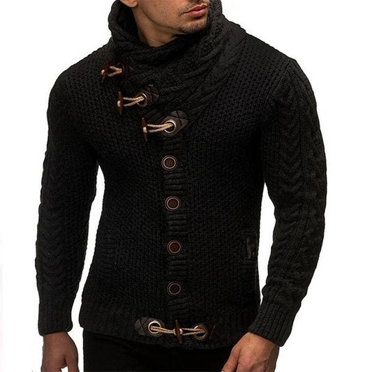 Pull Tricoté à Coupe Ajustée pour Homme | Idéal pour des Occasions Décontractées et Semi-Formelles