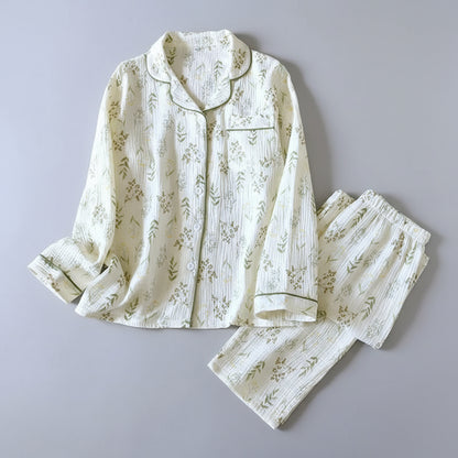 Ensemble Pyjama avec Fermeture à Boutons pour Adulte | Idéal pour la Maison et le Sommeil