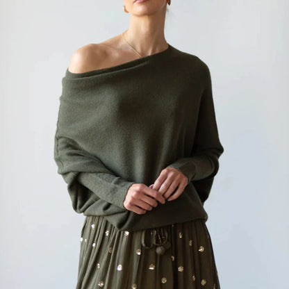 Pull Oversize à Col Convertible pour Femmes | Idéal pour Différentes Occasions