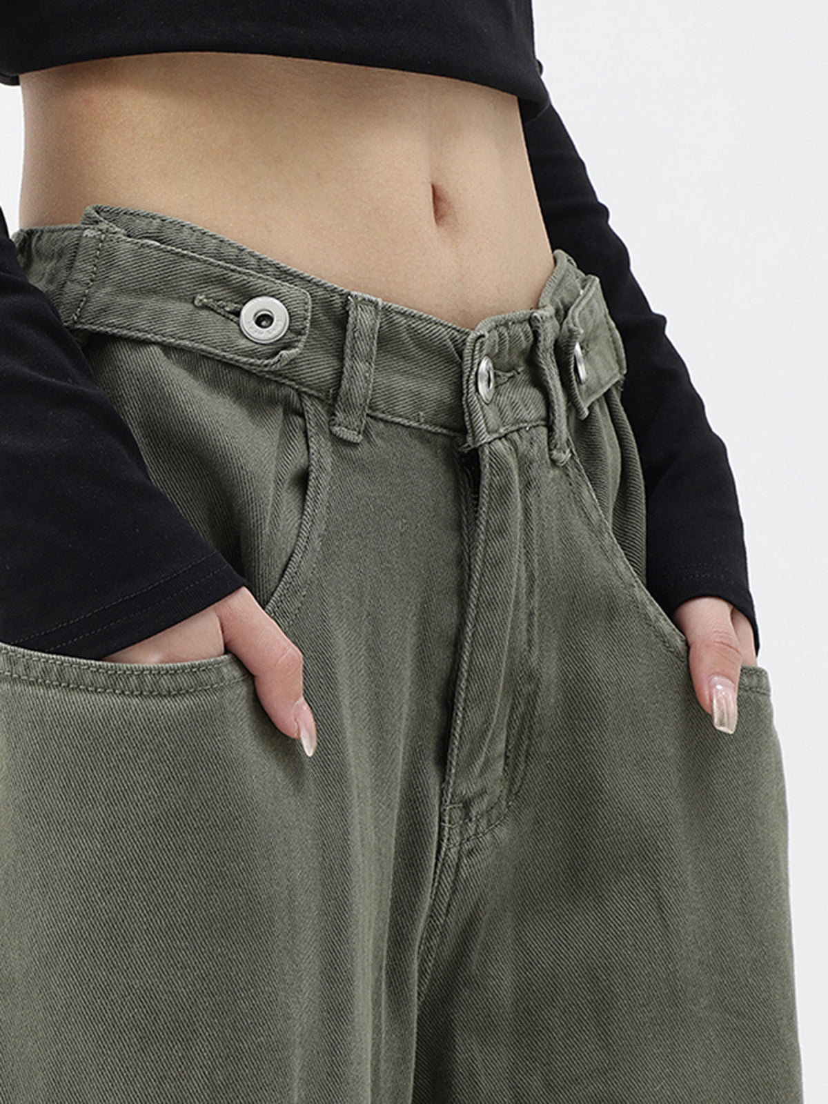 Pantalon Large Oversize Avec Taille Haute Pour Femme | Idéal Pour Tenues Quotidiennes