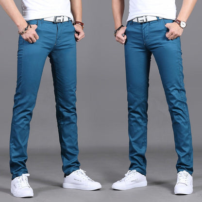 Pantalon Slim Fit Formel avec Coupe Ajustée pour Homme | Idéal pour le Bureau ou les Occasions Spéciales